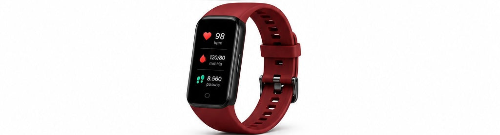 Pulseira Inteligente com Monitor de Frequência Cardíaca e Pressão Arterial IP67