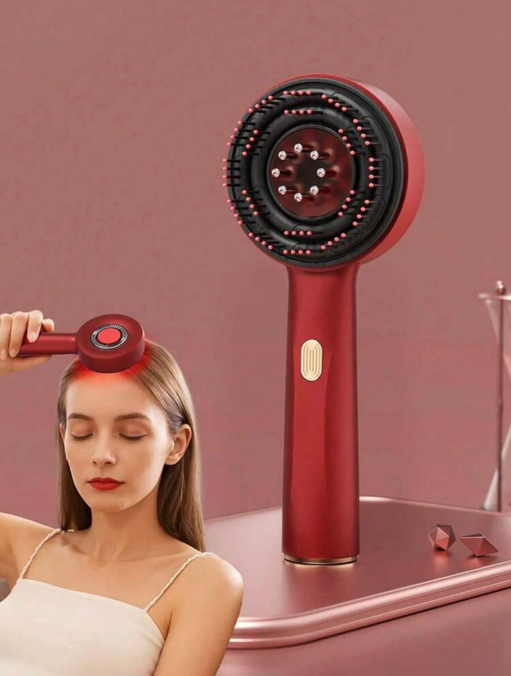 Escova Massageadora para Couro Cabeludo