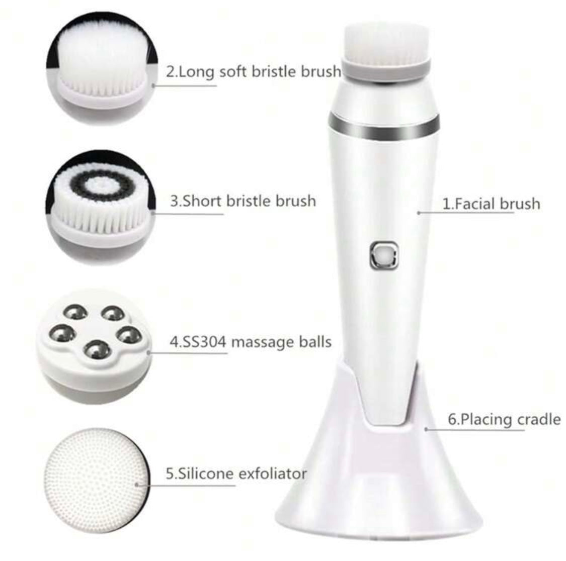 Escova Elétrica de Limpeza Facial