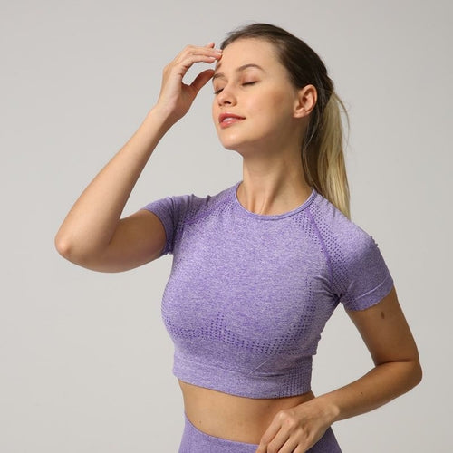 Conjunto de Yoga Sem Costúras 5 Peças